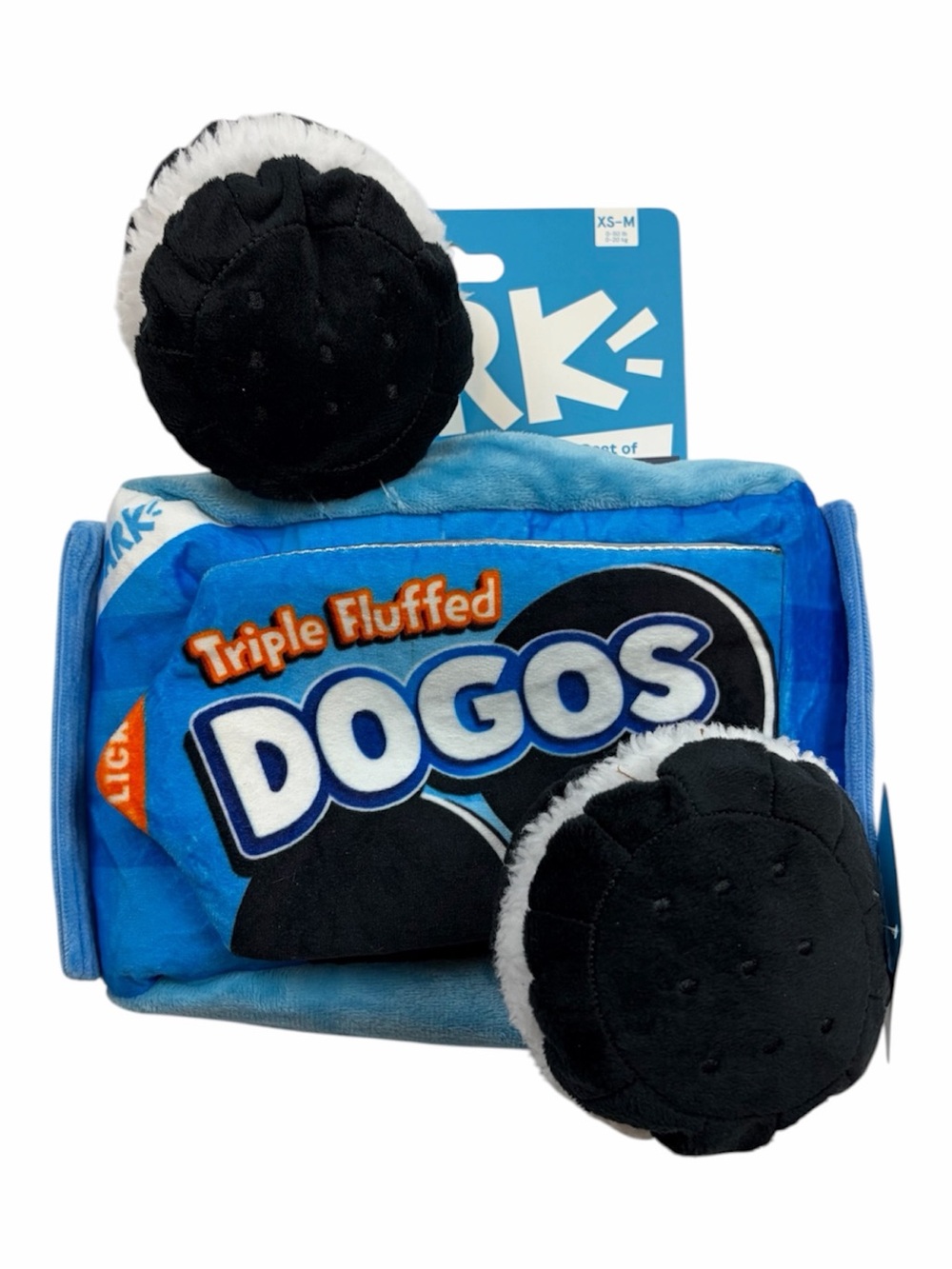NWT | BarkBox Dogo Dunkers Triple Fluffed Plush Dog Toy